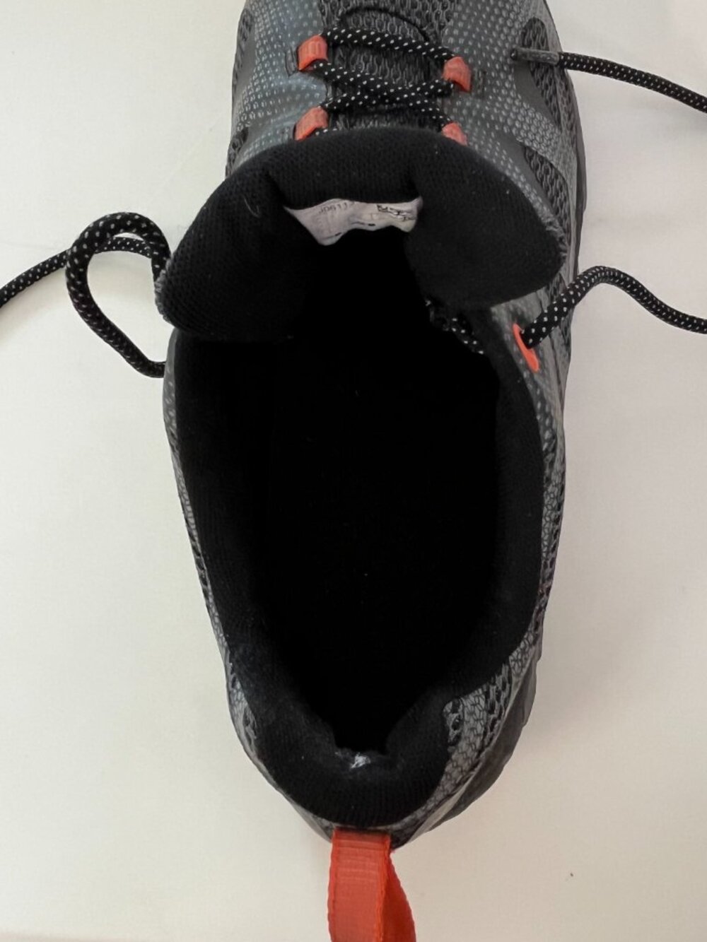 Merrell Mens Hiking Shoes Moab Edge 2 Mesh Gray Orange Lightweight Mens 11 - Picture 9 of 10